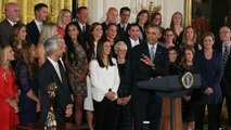 President Obama Tells USWNT ’Playing Like a Girl Means You're a Badass'