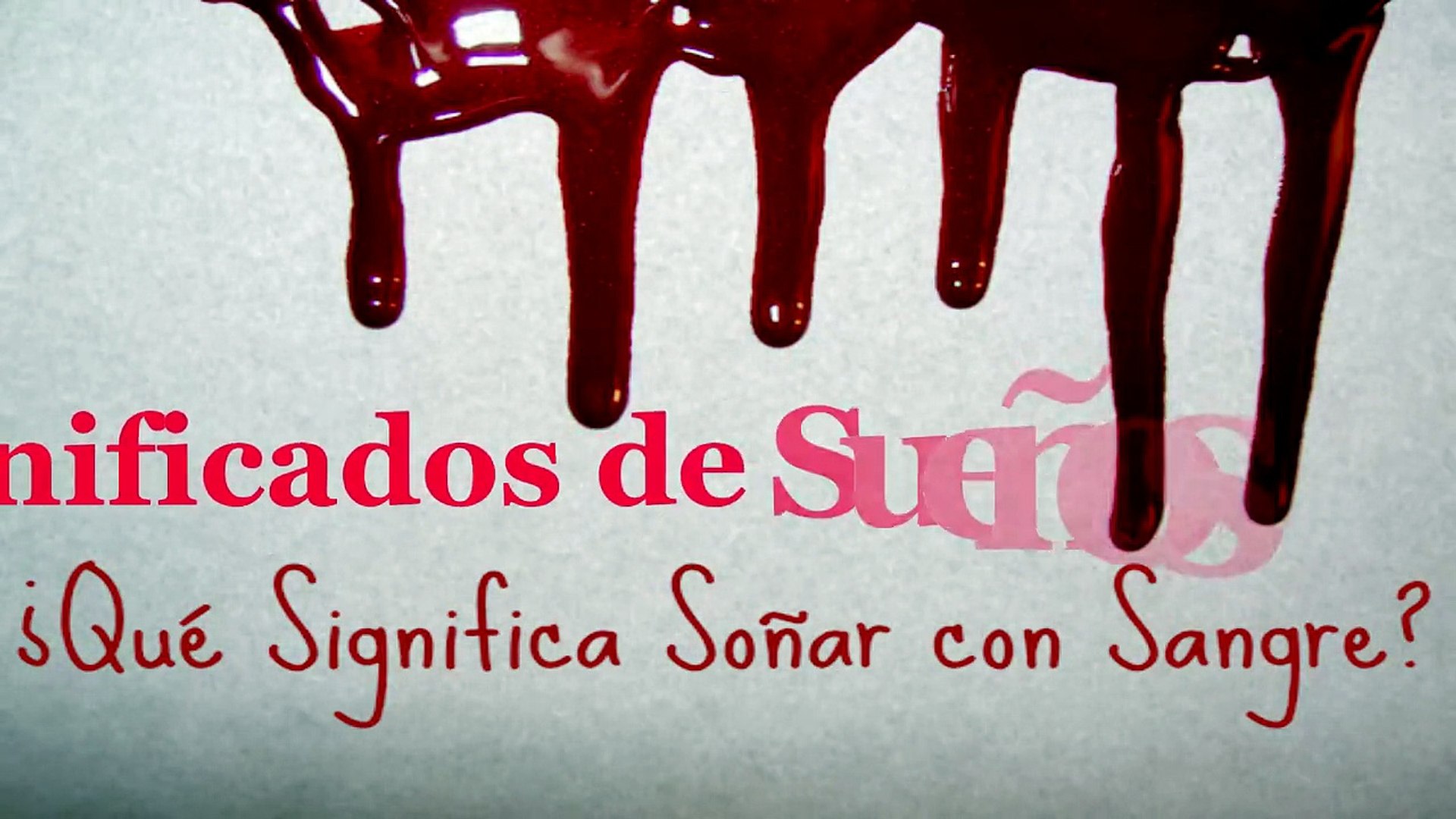 Sonar Con Sangre Que Significa Sonar Con Sangre Video Dailymotion