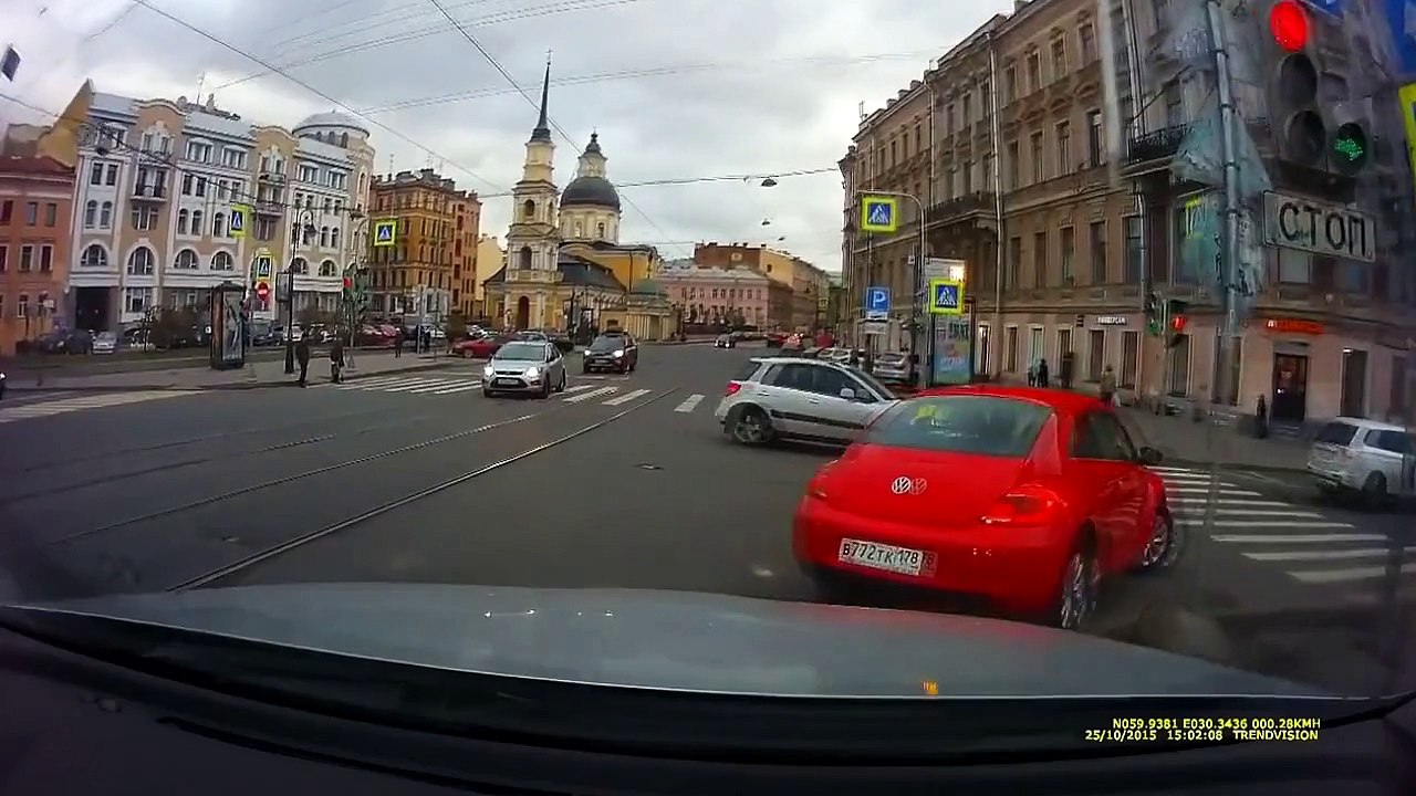 Crazy VW Beetle Driver