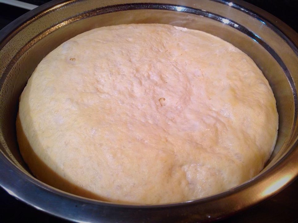 Pizza dough, Soft and Chewy Douh Ever by(HUMA IN THE KITCHEN)
