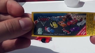 3 Disney Pixar Cars 2 Surprise Eggs Unboxing