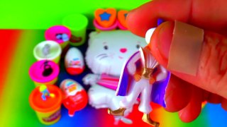 Play-Doh Surprise Eggs Hello Kitty Kinder Sorprise Thomas and Friends The Smurfs Aladdin S