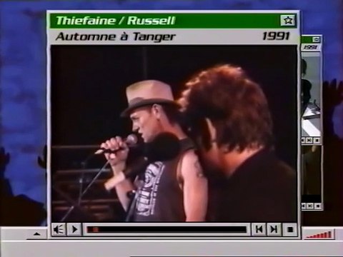 1991/07 Thiefaine : Itw + Un Automne a Tanger (avec Calvin Russell) (Francofolies)