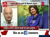 Literary laureates are politically motivated, says Anupam Kher