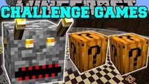 PopularMMOs Minecraft: EVIL BLOCK CHALLENGE GAMES - Pat and Jen Lucky Block Mod GamingWithJen