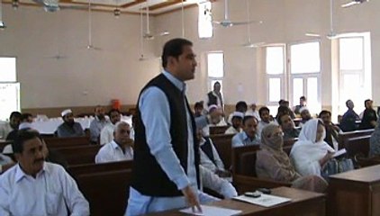 اپوزیشن لیڈر نسیم آفریدی کی اجلاس میں تقریر