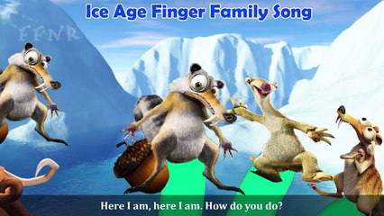 Ice Age Finger Family Nursery Rhymes and Songs | Kids Songs | Cartoon Finger Family