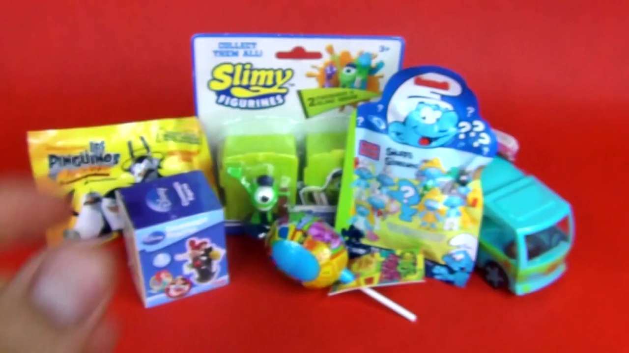 8 Surprise Eggs Toys! Penguins, Kung Fu Panda, Monsters, Smurfs, Disney Figures, Scooby Doo by TheSurpriseEggs