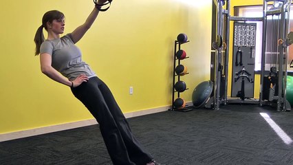 TRX Single Arm Single Leg Squat Row
