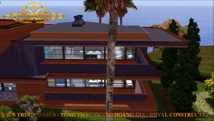 Bản vẽ biệt thự 2 tầng