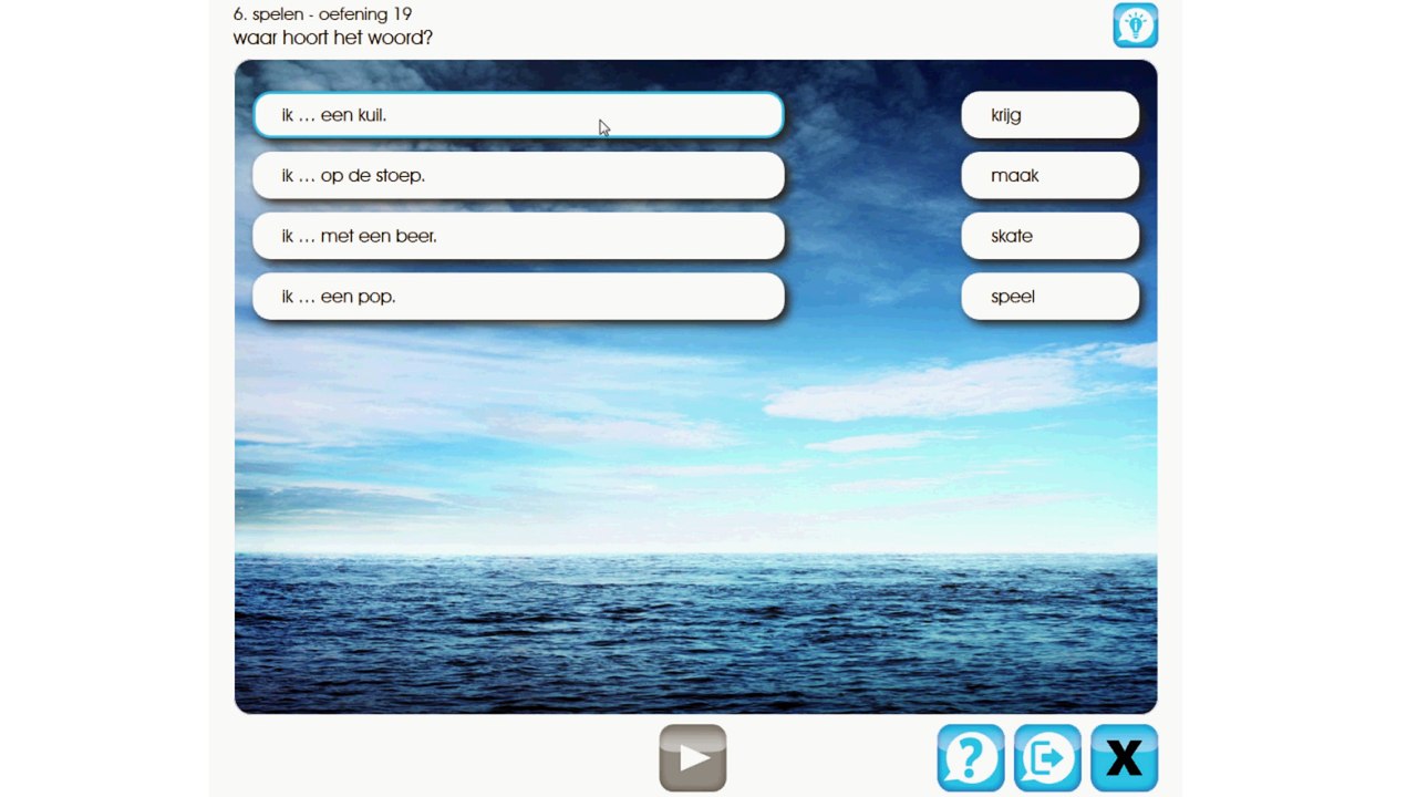 9. waar hoort het woord?