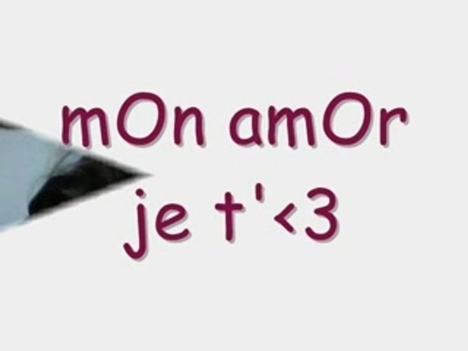 Mes amour de ma vie