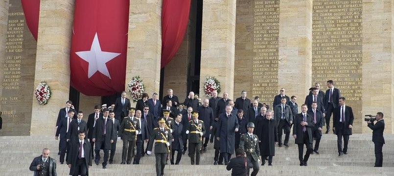 29 Ekim Cumhuriyet Bayramı'nda ilk tören Anıtkabir'de düzenlendi