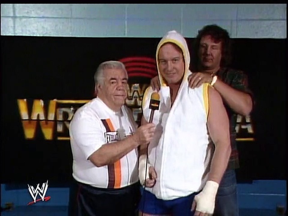 WWF Wrestlemania II - Roddy Piper Interview