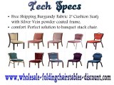 Blue Banquet Chair w Bronze Frame with wholesale chairs and tables discount larry