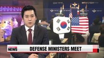 North Korea to top agenda when Korea, U.S. defense ministers meet Sunday