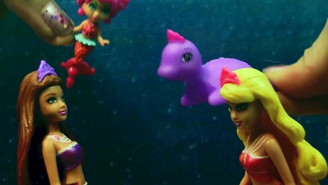 Trapped Mermaid Part 1 Barbie Mini Doll Series The Pearl Princess Sisters Friends