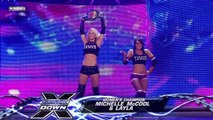 Mickie James and Maria vs. Michelle McCool and Layla