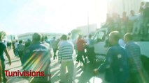 فيديو مؤثر : عون نظافة يركض خلف موكب جنازة فاطمة بوساحة ويقول 