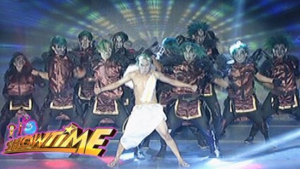 It's Showtime Halo Halloween: In The Name of the Guardians' performance