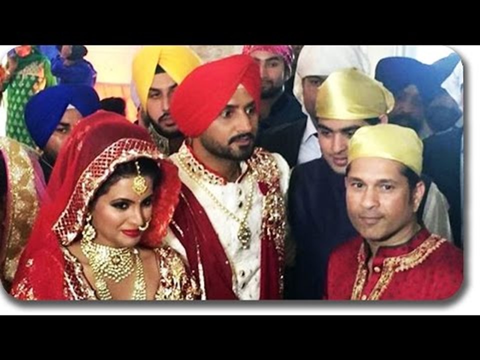 Harbhajan Singh WEDS Geeta Basra In Presence Of Sachin Tendulkar