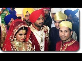 Harbhajan Singh WEDS Geeta Basra In Presence Of Sachin Tendulkar