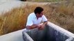 This is so beautiful.  A man recites Surah Yusuf down a well...