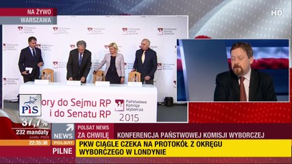 Wyniki Wyborów do Parlamentu 2015 PKW HD