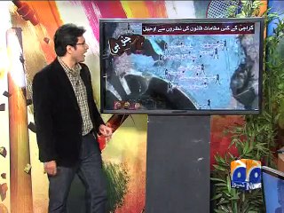 Sensitive areas for street crimes in Karachi