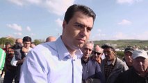 Report TV - Basha takim me fermerët e Petovës në Fier