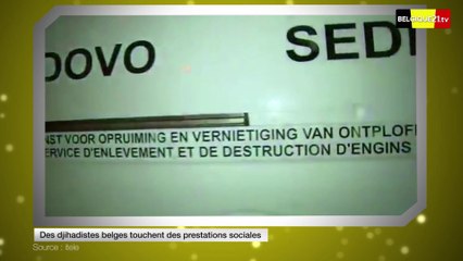 Des djihadistes belges touchent des prestations sociales