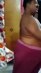 Fat man dancing on song