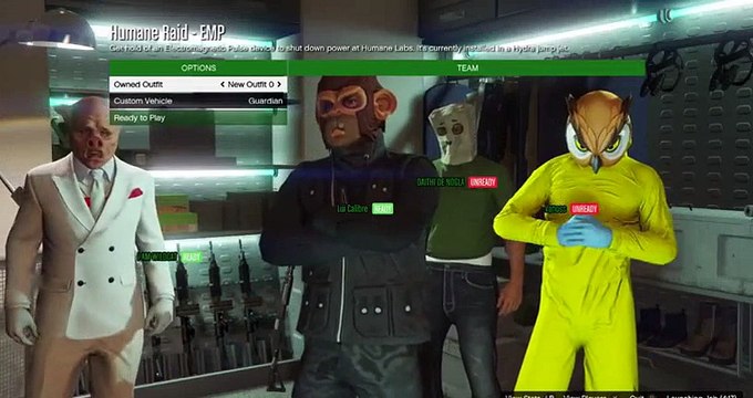 NUEVO! GTA 5 Heists #2 - Invisibility Glitch, Hydra Jet, Humane Labs! (GTA 5 Online Funny Moments) [Part 2] zxvf