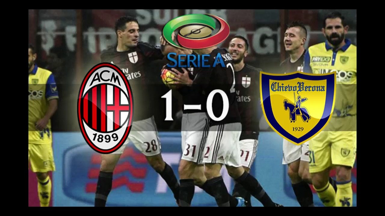ไฮไลท์ฟุตบอล SBOBET : เอซี มิลาน 1–0 คิเอโว่ [กัลโช่ เซเรีย อา]