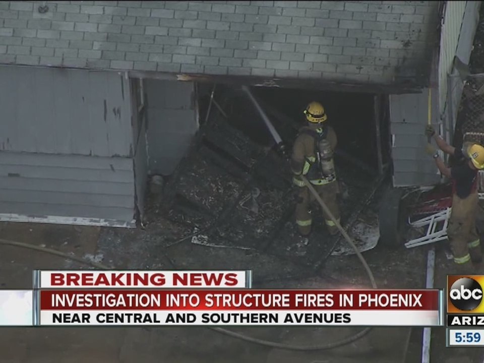 Phoenix structure fires being investigated - video Dailymotion