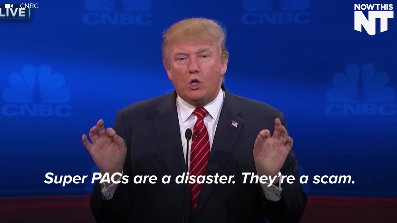 POL: Trump gets real about Super PACs