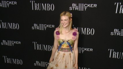 Elle Fanning Looks Stunning At 'Trumbo' Premiere