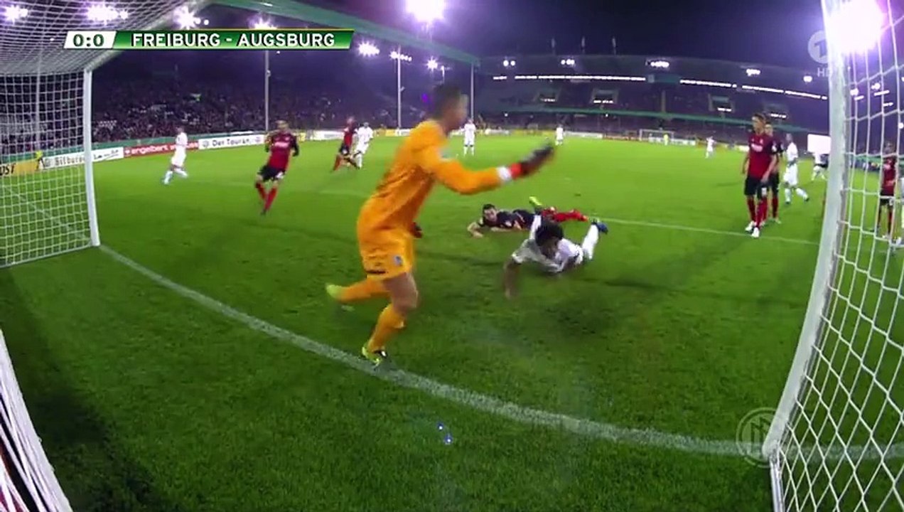Freiburg 0 – 3 Augsburg (DFB Pokal) Highlights Soccer October 29,2015