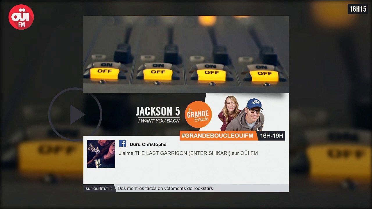 OUI FM en direct vidéo /// La radio s'écoute aussi avec les yeux (AUTO-RECORD) (2015-10-29 16:15:34 - 2015-10-29 16:20:45)