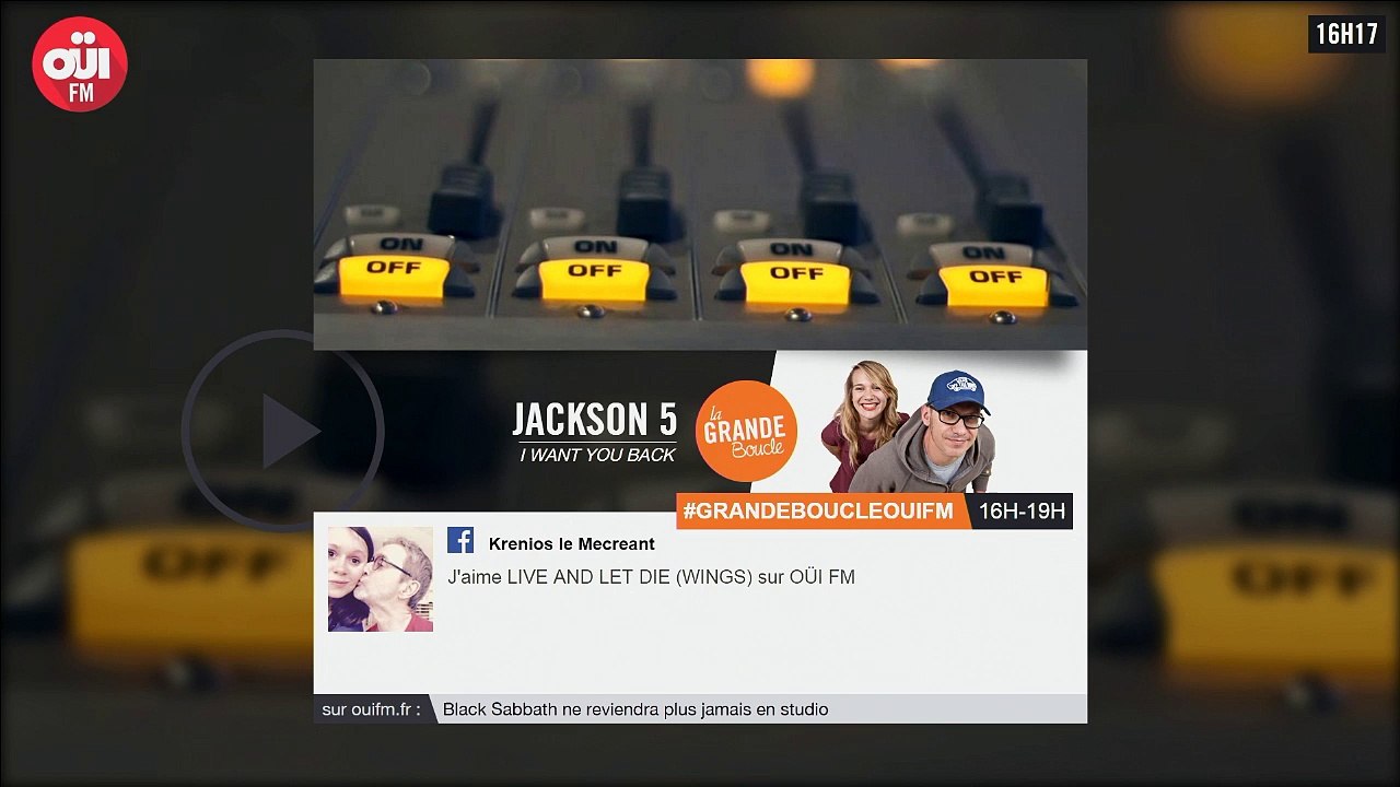 OUI FM en direct vidéo /// La radio s'écoute aussi avec les yeux (AUTO-RECORD) (2015-10-29 16:19:25 - 2015-10-29 16:20:55)