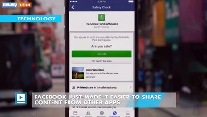 Facebook just made it easier to share content from other apps