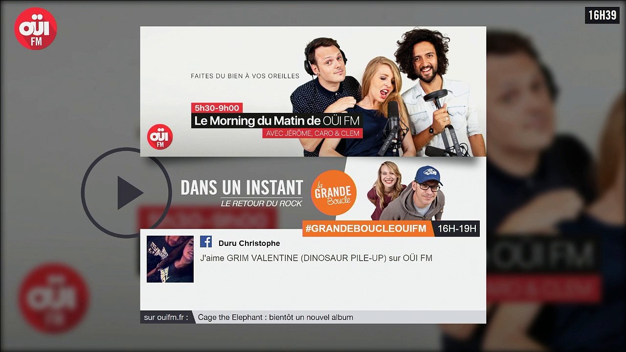 OUI FM en direct vidéo /// La radio s'écoute aussi avec les yeux (AUTO-RECORD) (2015-10-29 16:39:04 - 2015-10-29 16:43:29)