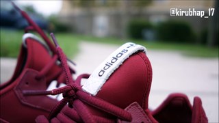 Adidas Tubulars  BurgandyWhite  ON FEET  DETAILED LOOK  @adidas