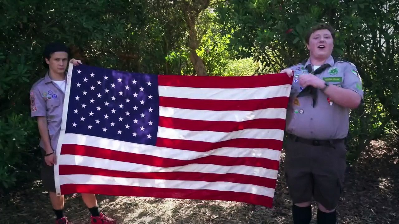 Manuel de survie à l'apocalypse zombie - extrait gore drapeau