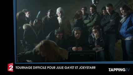 Dix pour cent : La difficile scène coquine de Julie Gayet et JoeyStarr