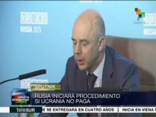 Rusia iniciará acciones jurídicas contra Ucrania ante impago de deuda