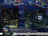 Deutsche Bank recortará 15 mil empleos por pérdidas millonarias