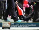 Chile: trabajadores se movilizan por mejoras laborales, mantienen paro