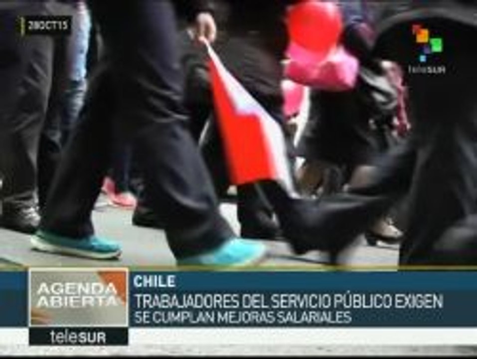 Chile: trabajadores se movilizan por mejoras laborales, mantienen paro