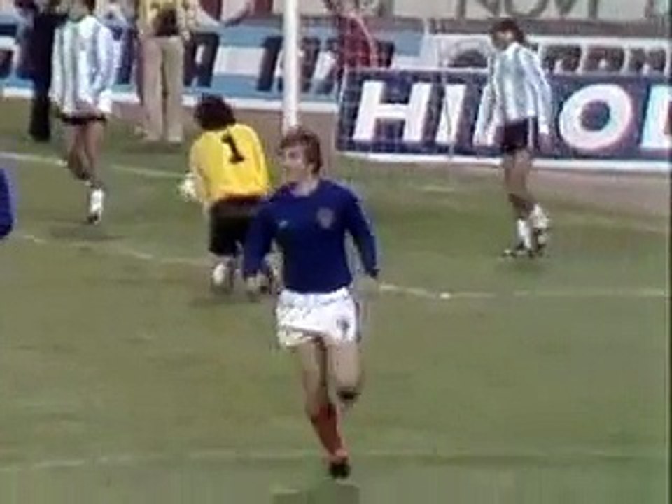 Yugoslavia 4-2 argentina - 1981 - hattrick safet susic